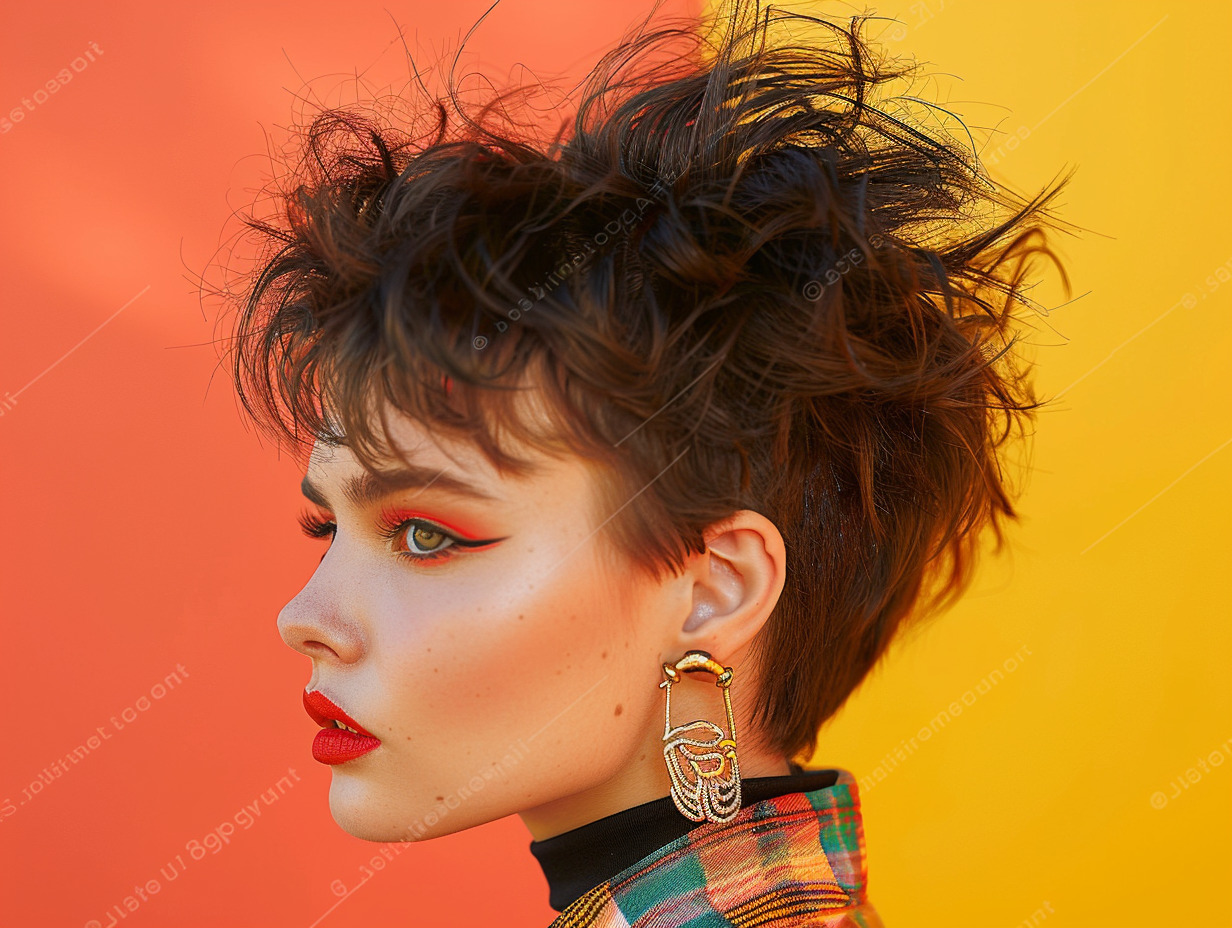 femme coupe mulet