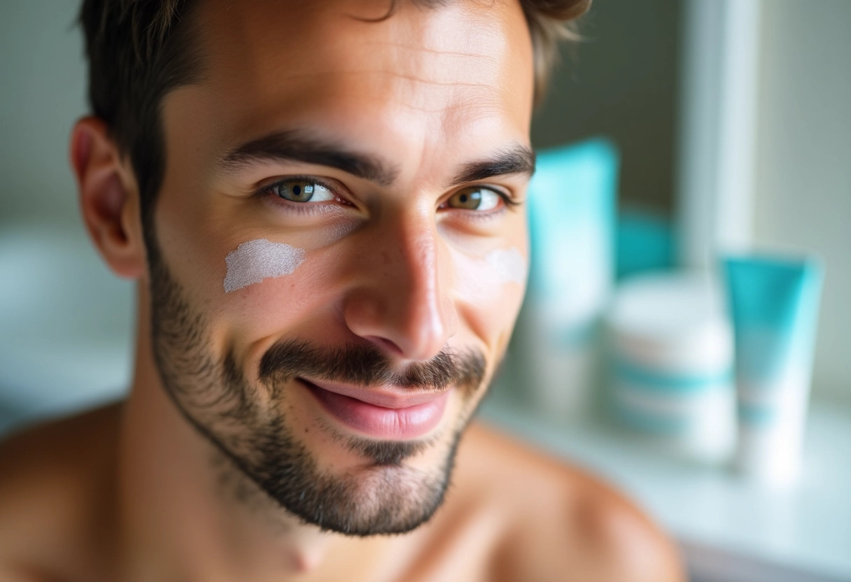 crème visage masculine