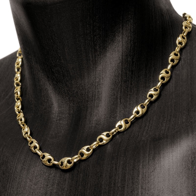 Chaîne grain de café un bijou tendance pour un style affirmé