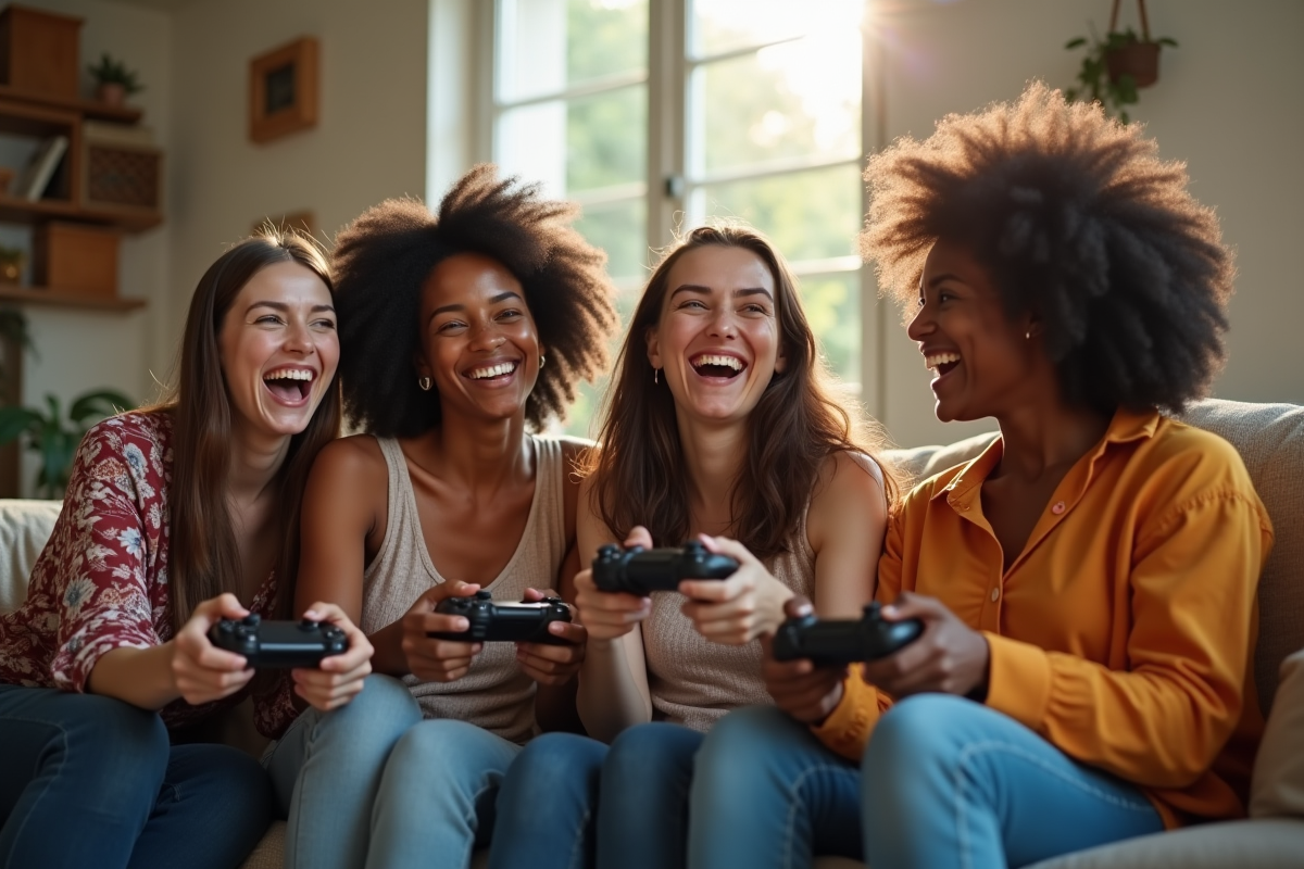 femme gamer
