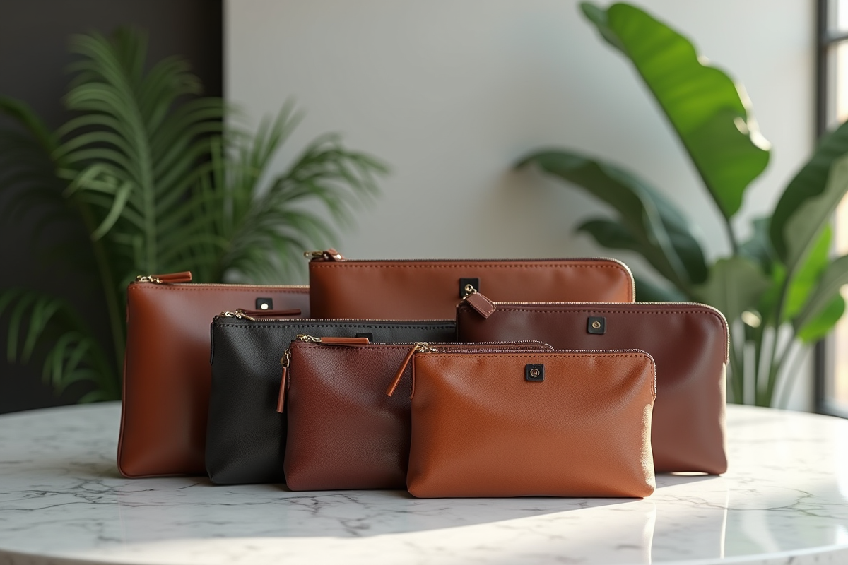 pochette cuir